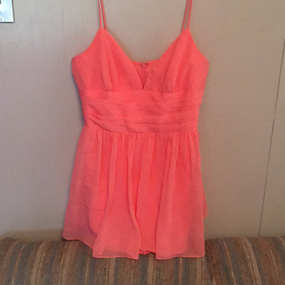 Peach dress